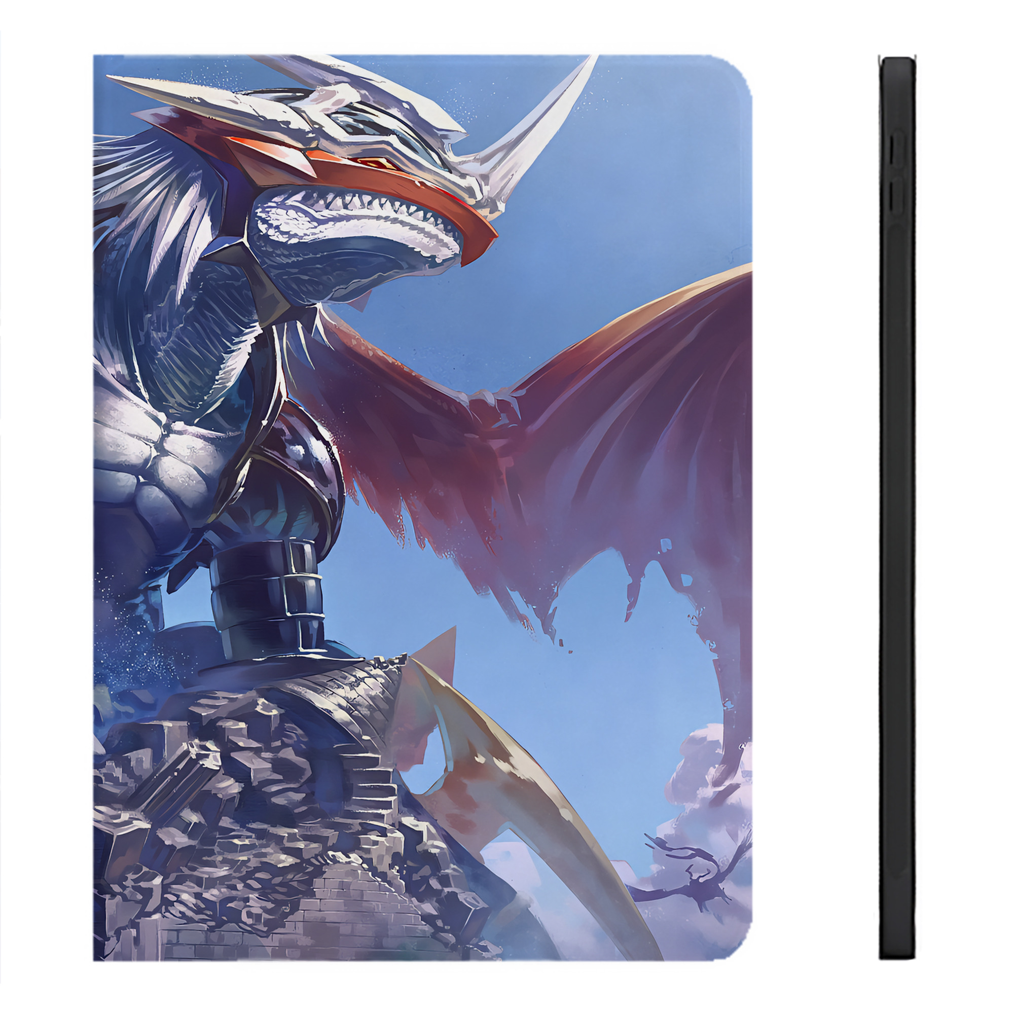 （画像用） Digimon デジタルモンスター/デジモン IPadケース ペンホルダー付き ブックスタイルデザイン